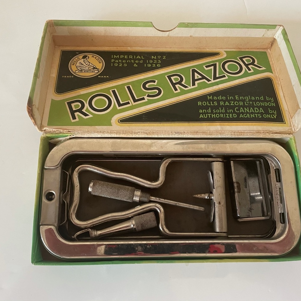 Rolls Razor Antique 1923 Razor in Original Box - Picture 3 of 14